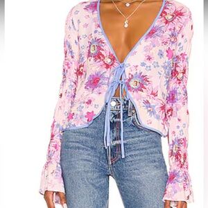 Free people Venice floral top